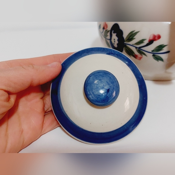 Vintage DesignPac Inc. Farmhouse Hand Painted Floral Teapot - Picture 3 of 14